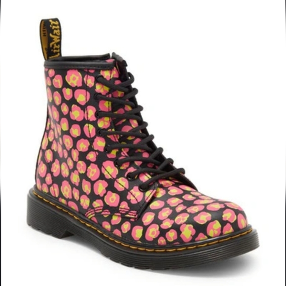Dr. Martens Other - DR MARTENS 1460 Pink Leopard Hydro Leather Boots NWTS